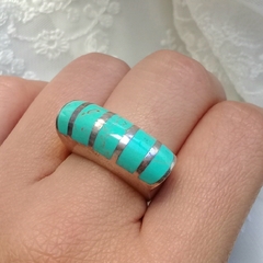 Anillo con Piedra Natural Plata 925