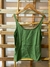 Remera con tiritas verde