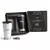 Kit De Copos Térmicos Em Aço Inox - 500Ml - Preto / Branco - 2 Pçs - loja online