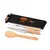 Conj. Garfo, Faca 7" Em Madeira E Colher Em Bambu - 3 Pçs - comprar online