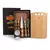 Conj. Para Churrasco E Petisco Em Bambu / Madeira / Inox - 2 Em 1 - comprar online