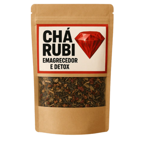 CHÁ DE ERVAS RUBI EMAGRECEDOR E DETOX 150G