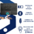 Kit Capa Com Teclado + Película De Vidro + Caneta Touch Para Tablet Galaxy Tab A9 Plus - comprar online