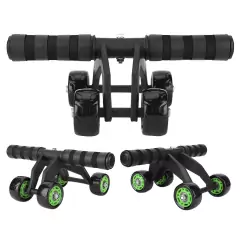 Aparelho Rolo Para Academia Abdominais Com 4 Rodas - Ab Wheel