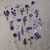 Adesivos/stickers - Flores Lilás - comprar online