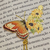 Marca-página - Butterfly and Flowers - loja online