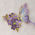 Marca-página - Butterfly and Flowers - comprar online