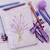 Caderno Artesanal Bordado - Buquê de Lavandas! - comprar online
