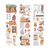 Cartela de Adesivos/stickers - Papelaria Lady Gouldian