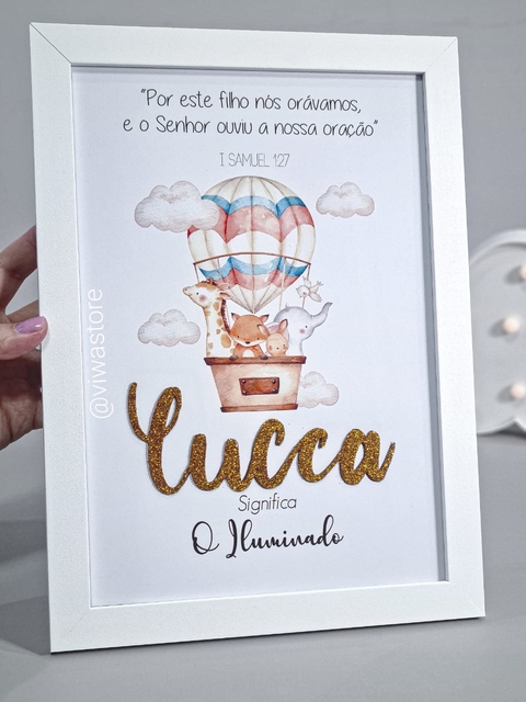 QUADRO NOME + VERSÍCULO + SIGNIFICADO DO NOME (ANIMAIZINHOS BALOEIROS)