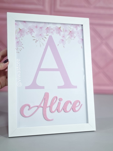 QUADRO INICIAL DO NOME + NOME