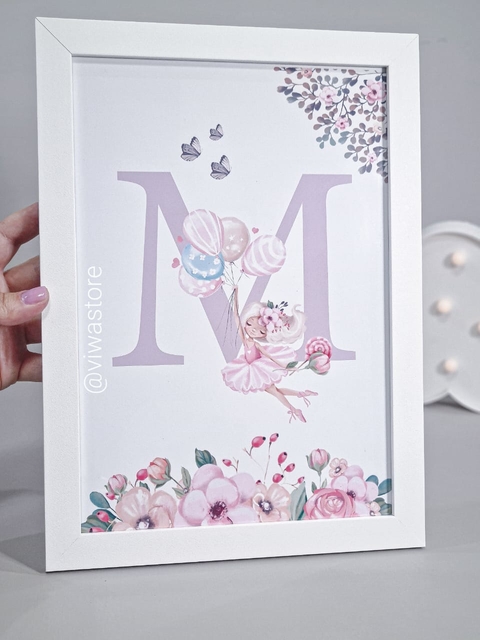 QUADRO INICIAL DO NOME (BAILARINA BALÕES)