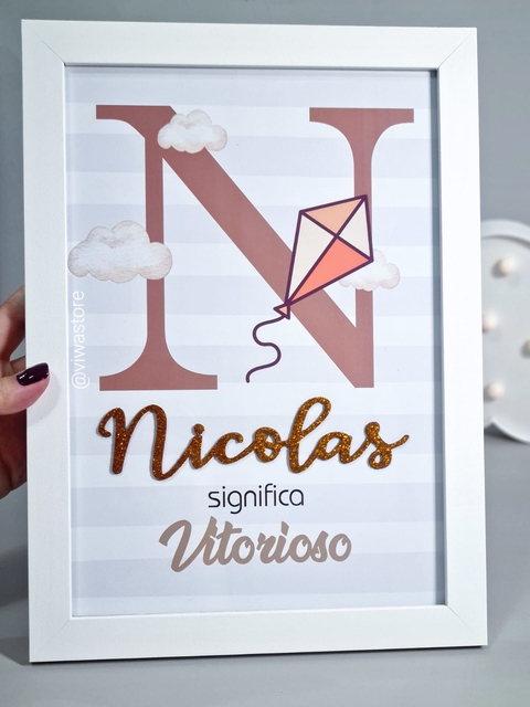 QUADRO INICIAL DO NOME + SIGNIFICADO DO NOME