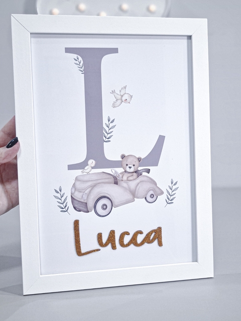 QUADRO INICIAL DO NOME + NOME