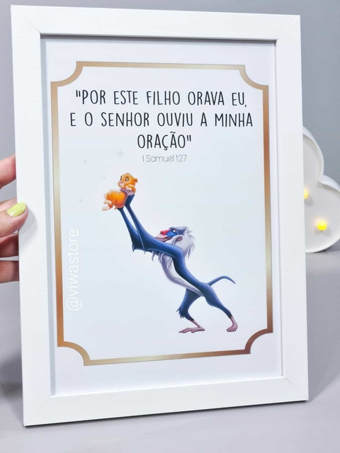 QUADRO VERSÍCULOS ( REI LEÃO )