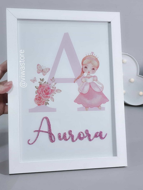 QUADRO INICIAL DO NOME + NOME ( REINO ENCANTADO )