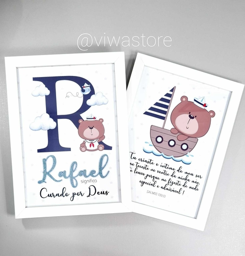 KIT COM 2 QUADROS (URSINHO MARINHEIRO)