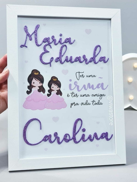 QUADRO FRASES ( BAILARINA IRMÃS )