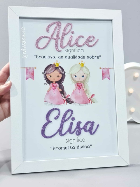 QUADRO NOME + SIGNIFICADO DO NOME ( PRINCESAS )