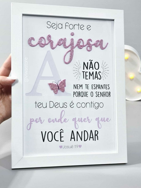 QUADRO INICIAL + VERSÍCULO ( BORBOLETAS )