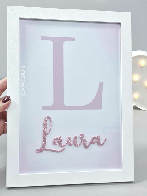 QUADRO NOME + INICIAL