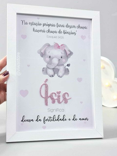 QUADRO NOME + SIGNIFICADO + VERSÍCULO ( ELEFANTINHO )