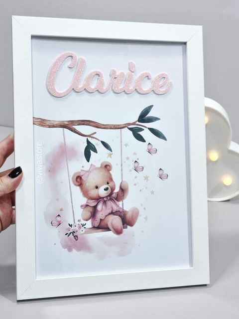 QUADRO NOME + TEMA ( URSINHA NO BALANÇO )