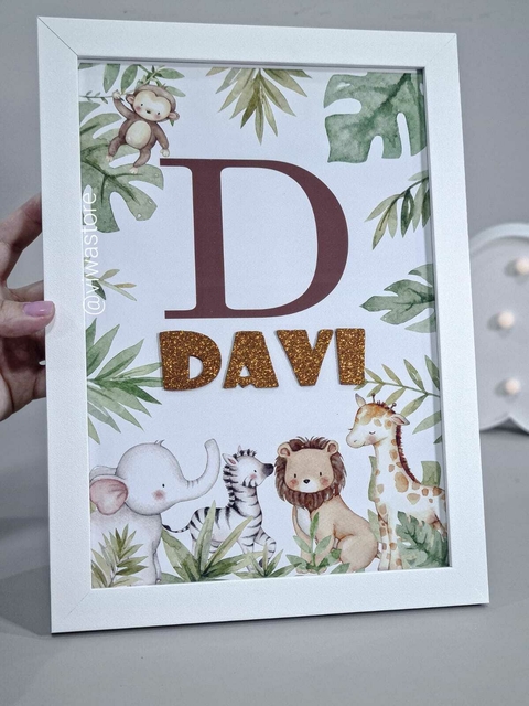 QUADRO NOME + INICIAL