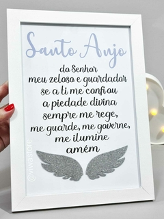 KIT COM 3 QUADROS NOMES + INICIAIS + SIGNIFICADOS + ORAÇÃO na internet