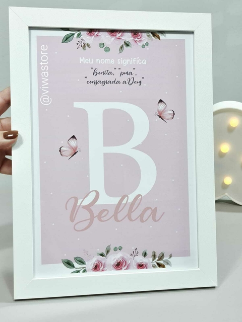 QUADRO NOME + SIGNIFICADO ( JARDIM DE BORBOLETAS )