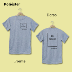 Remera Poliéster con 2 Diseños - comprar online