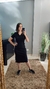 Vestido Midi Canelado