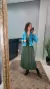 Vestido Midi com Fenda na internet