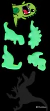 Dinosaurios - Pack 4 unidades