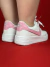 NIKE AIR FORCE 1 BRANCO ROSA PRATA NACIONAL S na internet