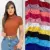 Blusa Blusinha Canelada Gola Alta com manga na internet