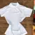 Blusa Blusinha Canelada Gola Alta com manga na internet