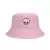 Bone Chapeu Bucket Hat Smile Sorriso Preto /Branco Top na internet