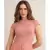 Blusa Blusinha Canelada Gola Alta com manga - comprar online