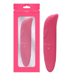 vibrador golfinho aveludado pink