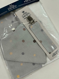 set bandana+porta chupete+babita - Creciendo Felices