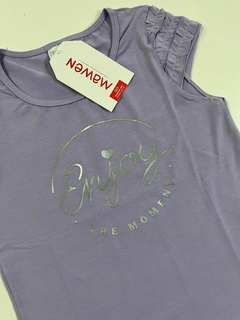 Remera media manga con voladitos en internet
