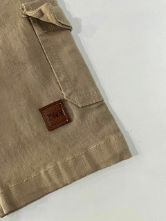 Bermuda Cargo de Gabardina - tienda online