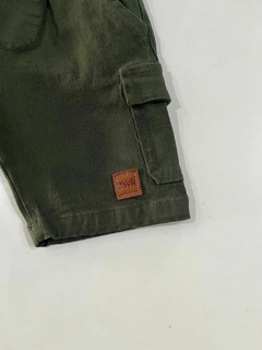 Bermuda Cargo de Gabardina bebe