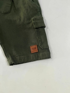 Bermuda Cargo de Gabardina