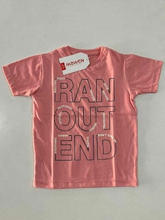 Remera ran out - Creciendo Felices