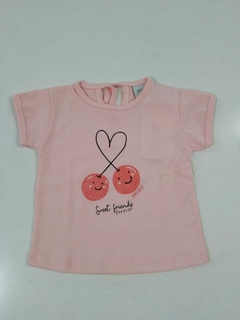 REMERA CEREZAS ROSAS