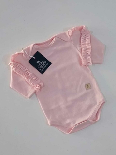 body m/l con fruncidito en las mangas