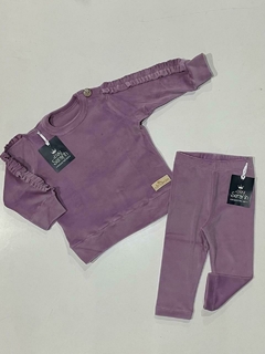 CONJUNTO DE PLUSH CON VOLADITO