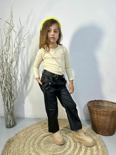 PANTALON ENGOMADO ONIX